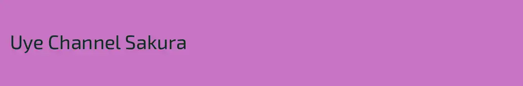 Uye Channel Sakura
